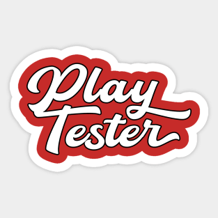 Play Tester Sticker